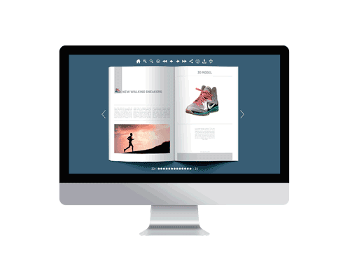 The 3D feature can be added to the digital catalog