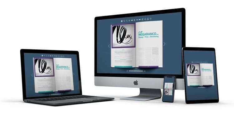 The catalog is digitally responsive