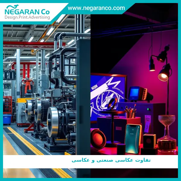 تفاوت عکاسی صنعتی و عکاسی تبلیغاتی