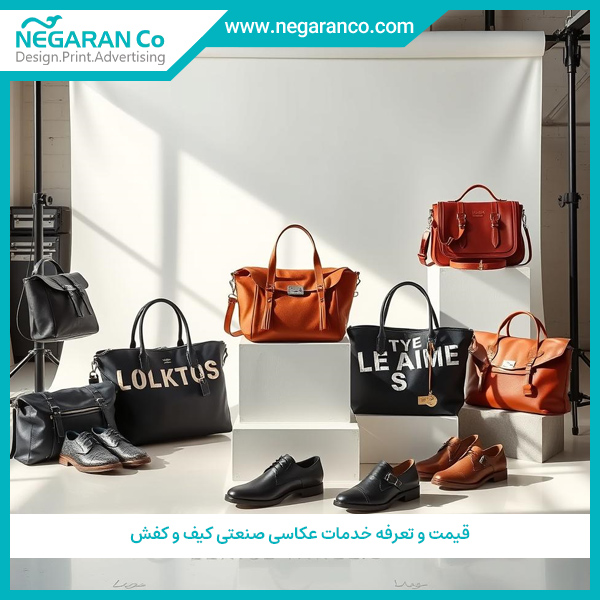 قیمت و تعرفه خدمات عکاسی صنعتی کیف و کفش
