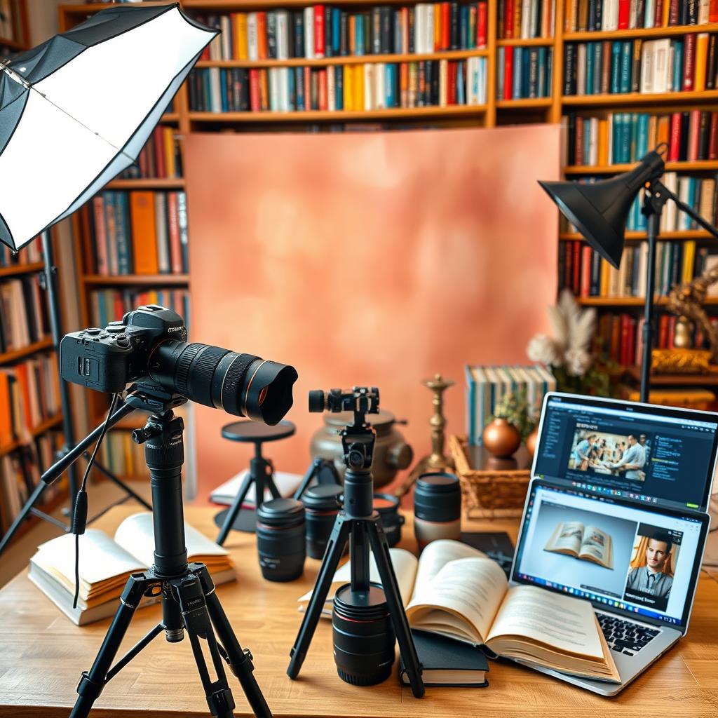 تجهیزات ضروری برای عکاسی تبلیغاتی کتاب