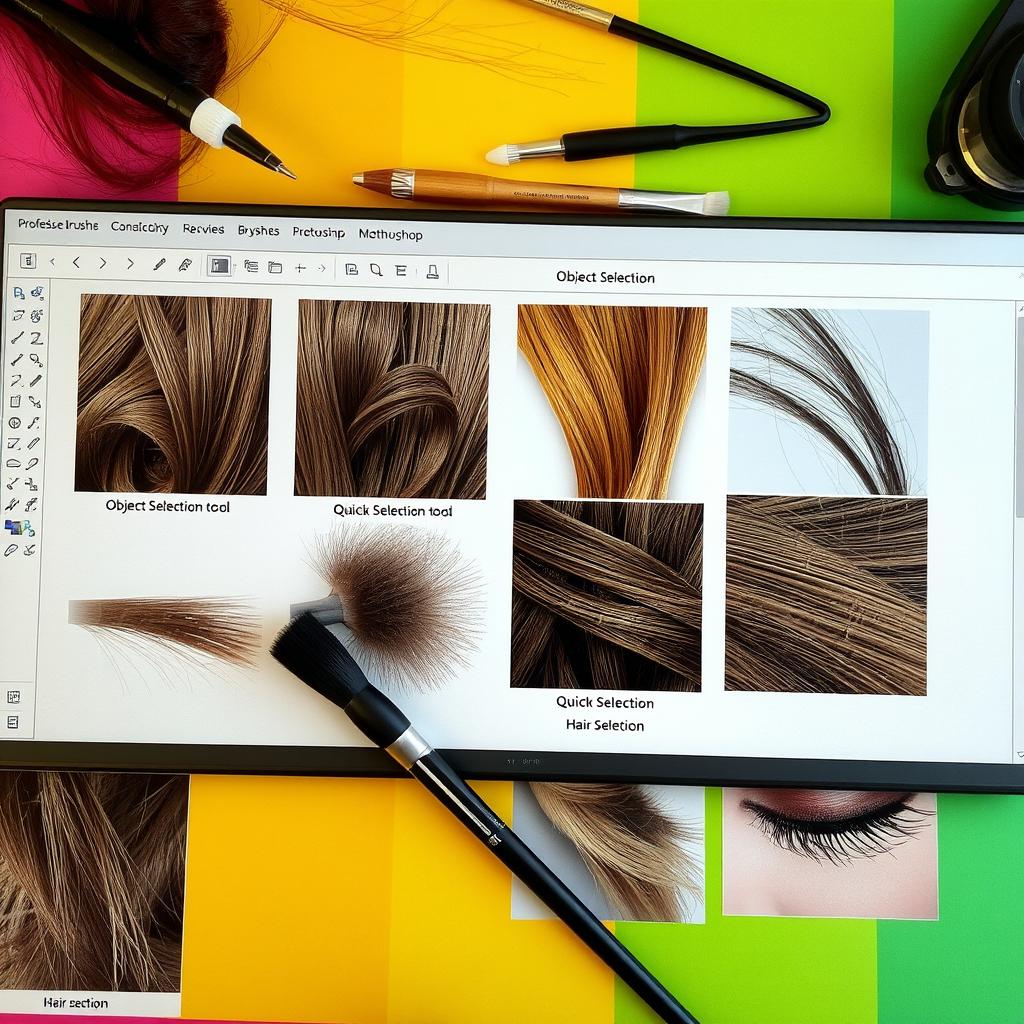 تکنیک های حرفه ای برای انتخاب موهای ریز و جزئیات ظریف در فوتوشاپ