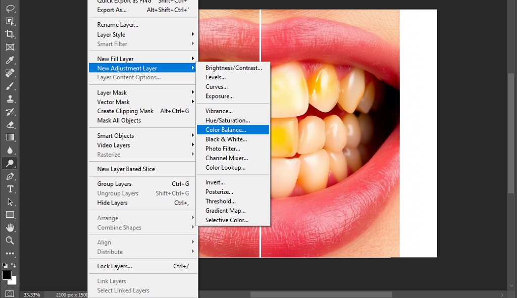 ابزار Color Balance Adjustment Layer در فتوشاپ