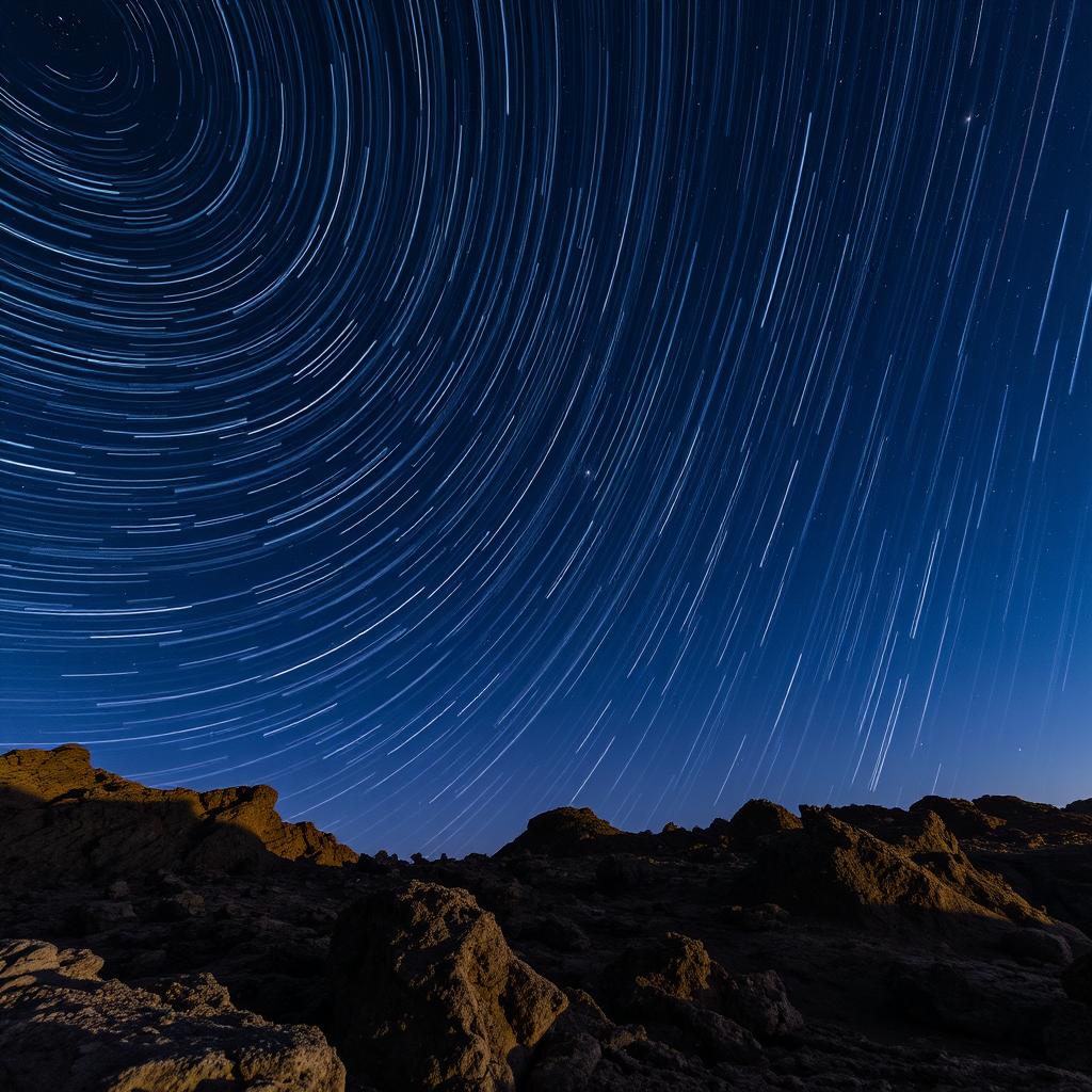 نحوه ترکیب تصاویر Star Trail در فتوشاپ